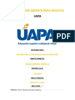 Tarea IV y V de Introducción A Las Ciencias de La Educación