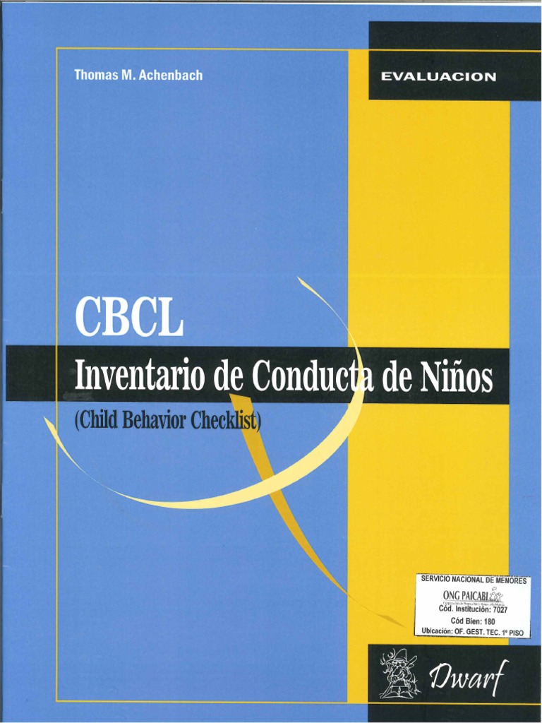 CBCL Manual