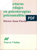 FIORINI Estructuras y Abordajes en Psicoterapia Psicoanalitica PDF