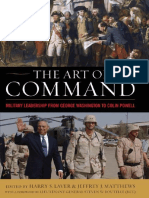 The Art of Command - Military Leadership From George Washington To Colin Powell - Harry S. Laver