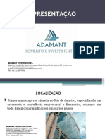 Apresentação Adamant Investimentos