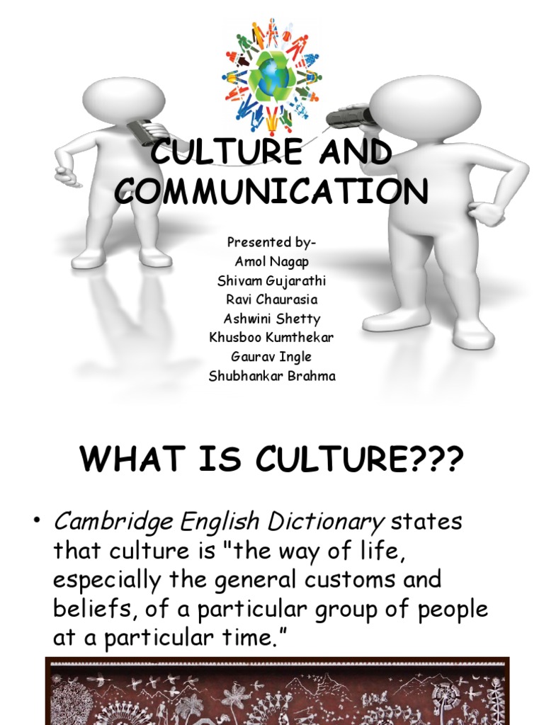 Culture and Communication | PDF | Nonverbal Communication | Body Language