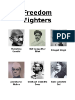 Freedom Fighters: Mahatma Gandhi Bal Gangadhar Tilak Bhagat Singh