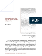 RUFER, Mario. Memoria sin garantías.pdf