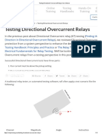 Testing Directional Overcurrent Relays From Valence