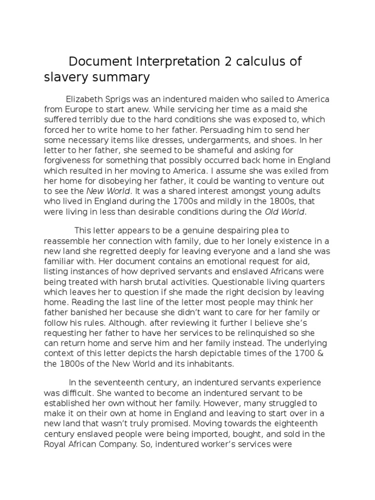 Origin of slavery in the world picture