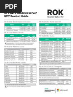 HPE OEM Windows Server Q117 Product Guide: Reseller Option Kit