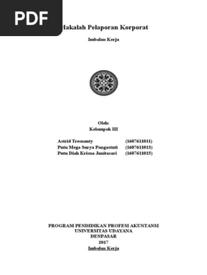 Contoh Soal Dan Jawaban Akm 2 Tentang Imbalan Kerja ...