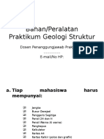 Bahan&Peralatan Untuk Praktikum Geologi Struktur