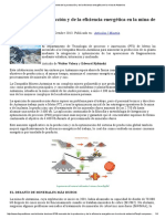 Aumento de La Producción y de La Eficiencia Energética en La Mina de Antamina