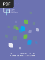 CPI - Análisis Crítico de Los Plaes de Infraestructura - 2014