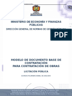 DBC para La Contratación de Obras - LP Puente Naranjos