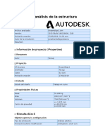 Informe de Análisis de La Estructura