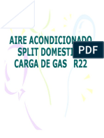 Anexo 15- Aire Acond. Split Carga Gas r22