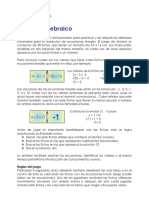 Domino Algebraico Ecuaciones Lineales PDF