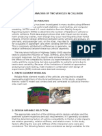 Elementary Analysis of Two Vehicles in Collision