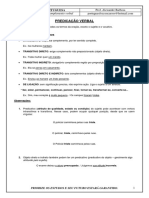 Aula 03 - Predicacao Verbal e Complemento Verbal