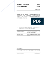 NTC-3536 Vidrio en Contacto Con Alimentos PDF