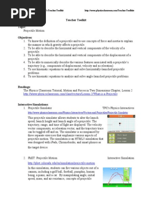 Projectile Motion