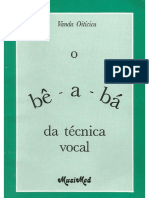 O Bê-A-bá Da Técnica Vocal