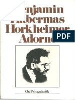 Benjamin, Habermas, Horkheimer e Adorno PDF