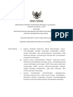 PMK No. 39 TTG Pedoman Penyelenggaraan Program Indonesia Sehat Dengan Pendekatan Keluarga