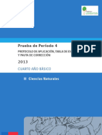 Pauta de Correccion 4basico Periodo4 Ciencias Naturales PDF