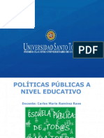 Politicas Educativas - PRESENTACIÓN