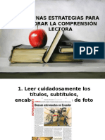 Estrategias para Comprension Lectora