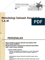 Metodologi Dakwah Rasulullah SAW