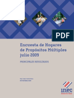 Publicación Encuesta de Hogares de Propósitos Múltiples