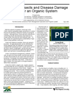 Managing Insects and Disease Damage Under An Organic System