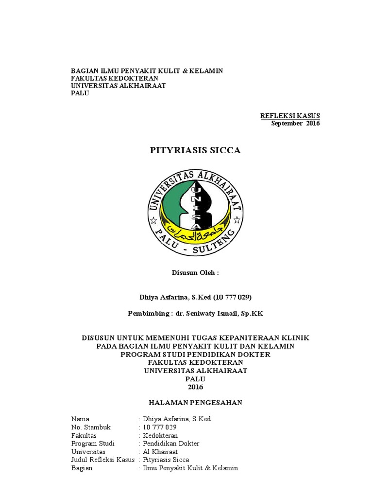 Refka Pitiriasis Sica Dhiya Asfarina