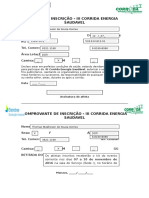 Ficha de Inscrição Para a III Corrida Energia Saudavel1