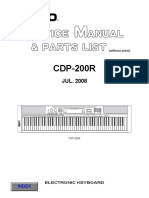 Casio CDP200 Service Manual PDF