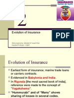 Chapter 2 (Evolution of Insurance)