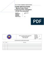 Course Specs Mar Power CHED