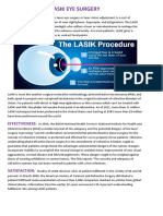 History, Effectiveness and Risks of Lasik Eye Surgery