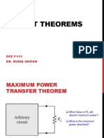Circuit Theorems: EEE F111 Dr. Ruma Ghosh