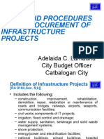 Rules and Procedures For The Procurement of Infrastructure Projects