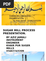 Sugar Mills Presention, by Aziz Jamali Talhar