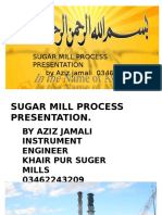 Sugar Mills Presention, by Aziz Jamali Talhar
