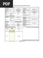 Lithology Outcrop Identification: General Information