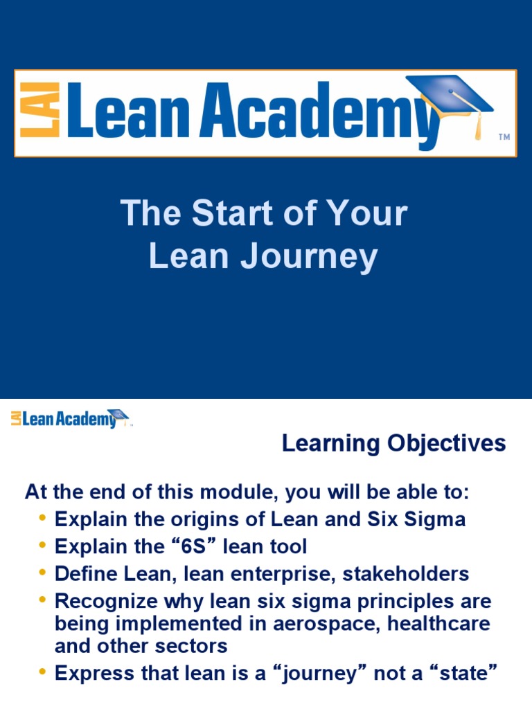 The Start of Your Lean Journey | PDF | Lean Manufacturing | Stakeholder ...
