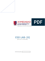 Esd Lab - (6) : (Roll N0.:-201501094)