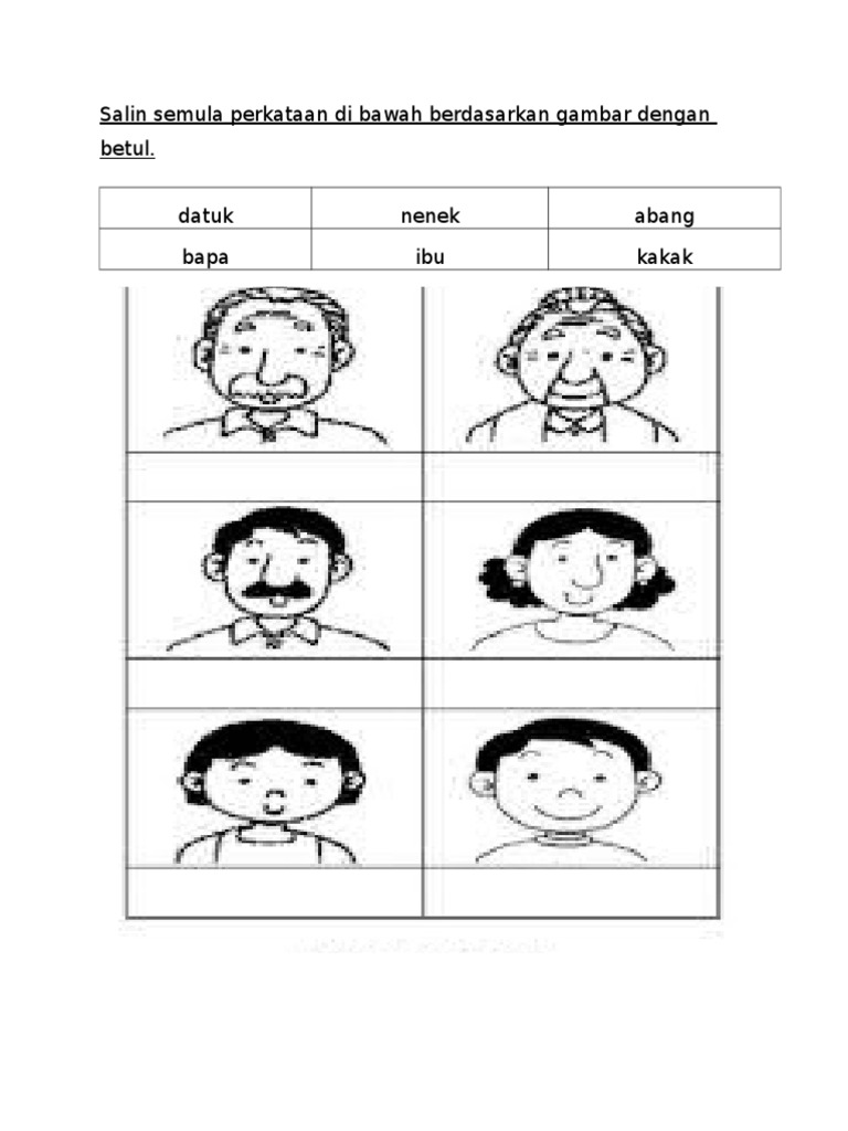 Lembaran Kerja Keluarga Saya Pdf