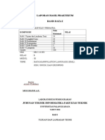 Laporan Akhir Praktikum Basisdata 1 Modul 3