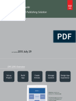 Quick Start Guide Adobe Digital Publishing Solution: 2015 July 29