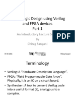 Digital Logic Design Using Verilog and FPGA Devices: An Introductory Lecture Series