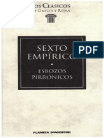 Esbozos Pirrónicos (Sexto Empírico) PDF